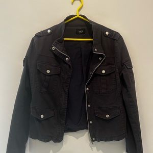 VICI Under Your Command Cotton Pocket Utility Jacket Charcoal/Navy Size M